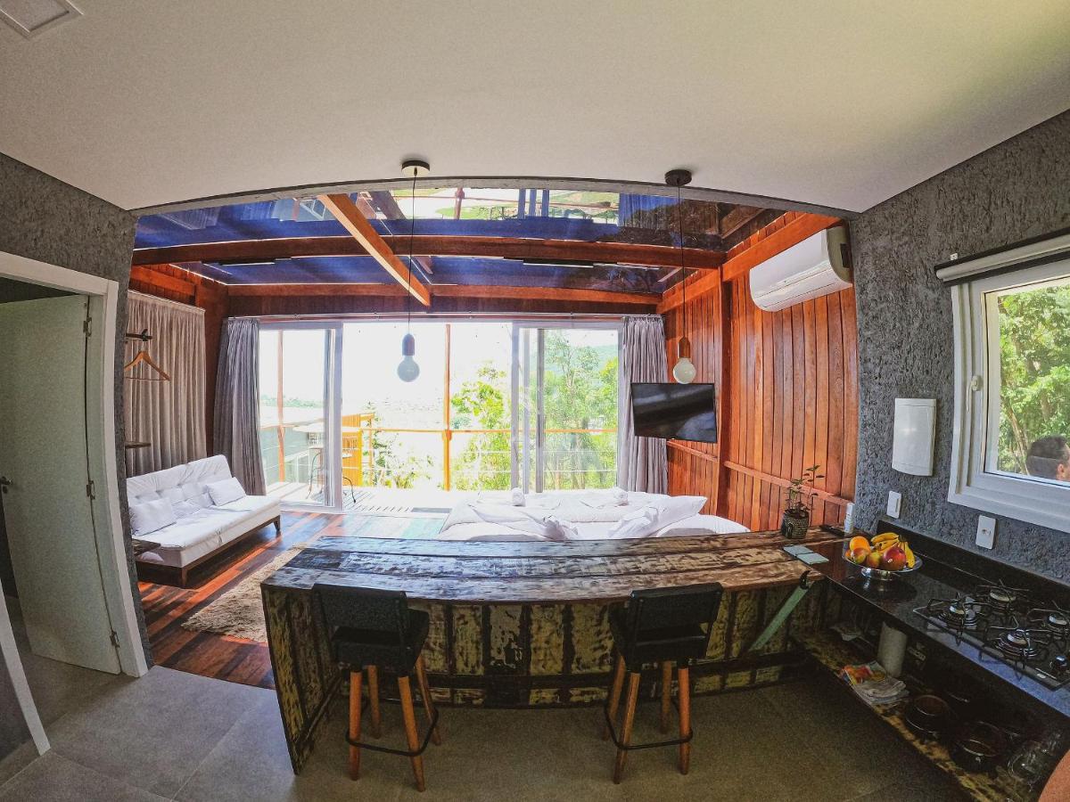 הוילה Florianópolis Casa De Vidro Alto Padrao - Hospedar Com Proposito מראה חיצוני תמונה