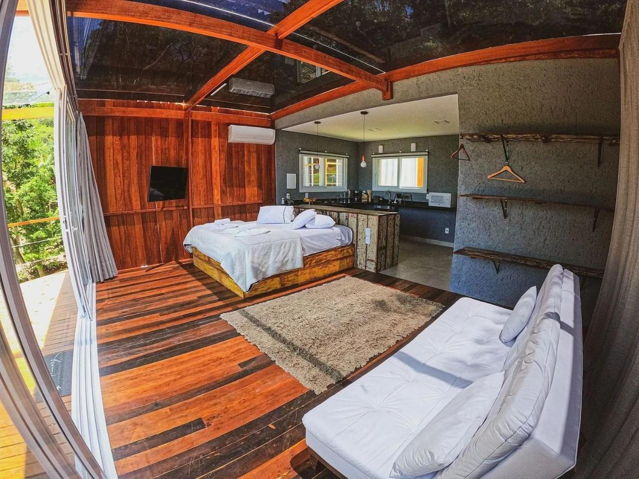 הוילה Florianópolis Casa De Vidro Alto Padrao - Hospedar Com Proposito מראה חיצוני תמונה